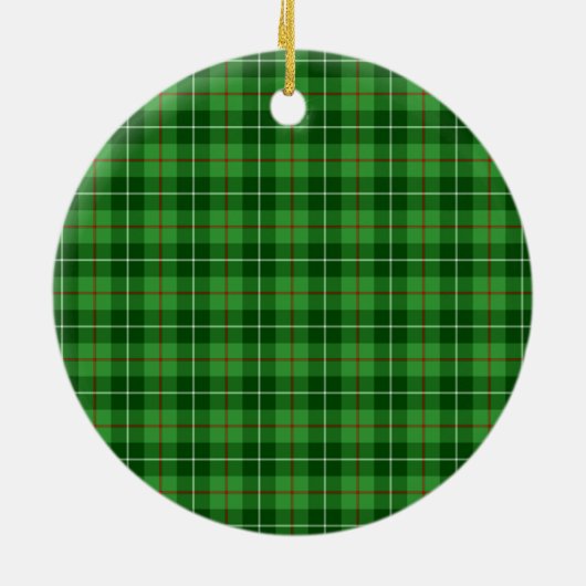 Clan Blane Tartan Keramisch Ornament (Achterkant)