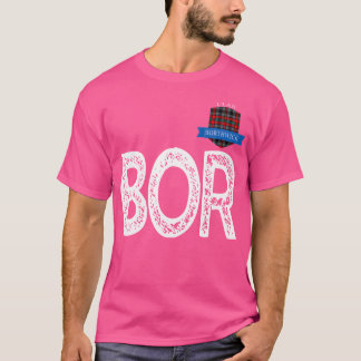 Clan Borthwick B en O en R familie matching T-shirt