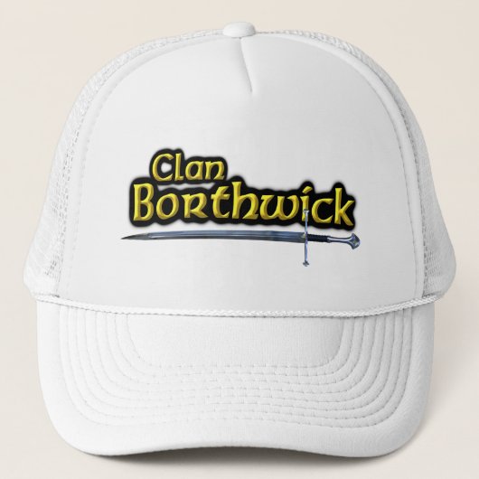 Clan Borthwick Scottish Inspiration Trucker Pet (Voorkant)