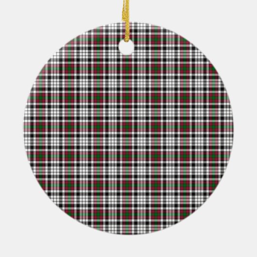 Clan Borthwick Tartan Keramisch Ornament (Achterkant)