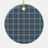 Clan Boswell Badge Tartan Pset Keramisch Ornament (Achterkant)