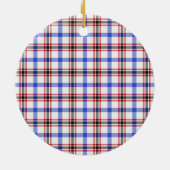 Clan Boswell Modern Badge Tartan Pset Keramisch Ornament (Achterkant)