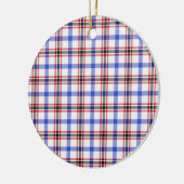 Clan Boswell Modern Tartan Keramisch Ornament (Links)