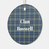 Clan Boswell Tartan wordt Keramisch Ornament (Links)