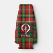 Clan Boyd Crest Badge & Tartan Flesjeskoeler (Voorkant)