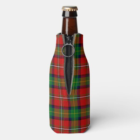 Clan Boyd Crest Badge & Tartan Flesjeskoeler (Fles Achterkant)