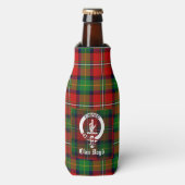 Clan Boyd Crest Badge & Tartan Flesjeskoeler (Fles Voorkant)