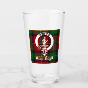 Clan Boyd Crest Badge & Tartan Glas