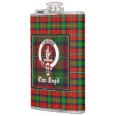 Clan Boyd Crest Badge & Tartan Heupfles (Links)