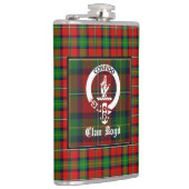 Clan Boyd Crest Badge & Tartan Heupfles (Rechts)