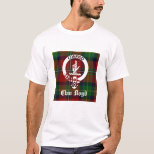 Clan Boyd Crest Badge & Tartan T-shirt