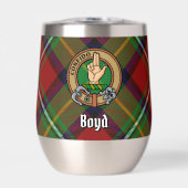 Clan Boyd Crest over Tartan (Voorkant)