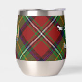 Clan Boyd Crest over Tartan (Links)