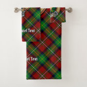 Clan Boyd Crest over Tartan Bad Handdoek (Insitu)