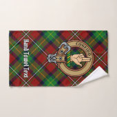 Clan Boyd Crest over Tartan Bad Handdoek (Handdoek)