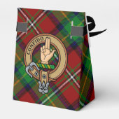 Clan Boyd Crest over Tartan Bedankdoosjes (Achterkant)