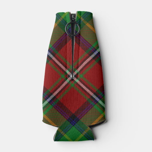 Clan Boyd Crest over Tartan Flesjeskoeler (Achterkant)