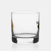 Clan Boyd Crest over Tartan Whisky Glas (Links)
