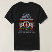 Clan Boyd crest Schotse clans Schotse achternaam T-shirt (Design voorkant)