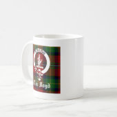 Clan Boyd Crest Schotse ruit Koffiemok (Voorkant links)
