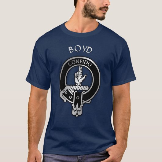 Clan Boyd Crest T-Shirt (Voorkant)