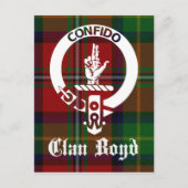Clan Boyd Crest Tartan Briefkaart (Voorkant)