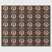 Clan Boyd Crest Tartan Cadeaupapier (Vlak)