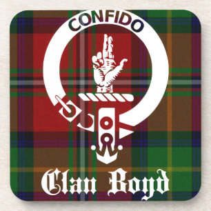 Clan Boyd Crest Tartan Drankjes Onderzetter