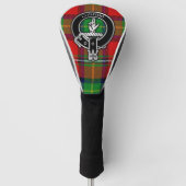 Clan Boyd Crest & Tartan Golf Head Hoesje Golfheadcover (Voorkant)