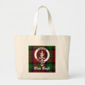 Clan Boyd Crest Tartan Grote Tote Bag (Voorkant)