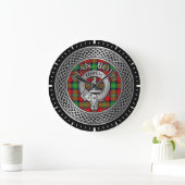 Clan Boyd Crest & Tartan Knot Grote Klok (Huis)