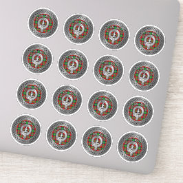 Clan Boyd Crest & Tartan Knot Sticker