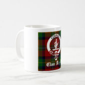 Clan Boyd Crest Tartan Koffiemok (Voorkant links)