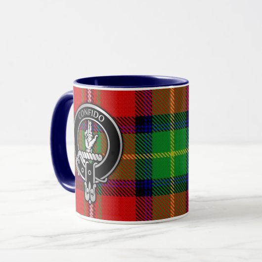 Clan Boyd Crest & Tartan Mok (Voorkant links)