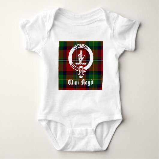 Clan Boyd Crest Tartan Romper (Voorkant)