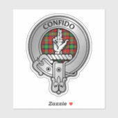 Clan Boyd Crest & Tartan Sticker (Vel)