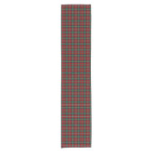 Clan Boyd Red en Green Scottish Tartan Korte Tafelloper (Voorkant)