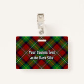 Clan Boyd Tartan Badge (Achterkant met clip)