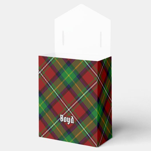 Clan Boyd Tartan Bedankdoosjes (Geopend)