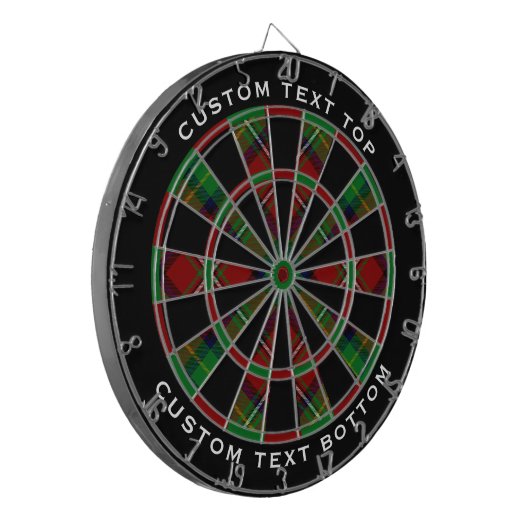 Clan Boyd Tartan Dartbord (Voorkant Links)