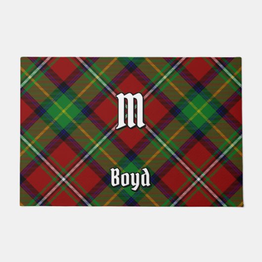Clan Boyd Tartan Deurmat (Voorkant)
