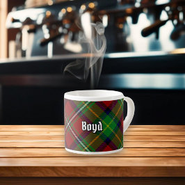 Clan Boyd Tartan Espresso Kop