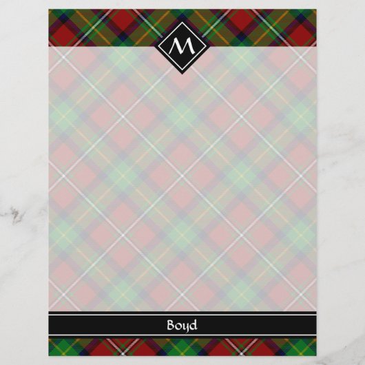 Clan Boyd Tartan Flyer (Achterkant)