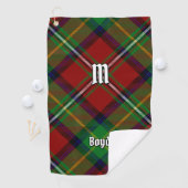 Clan Boyd Tartan Golfhanddoek (Insitu)