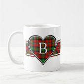 Clan Boyd Tartan Heart Koffiemok (Links)