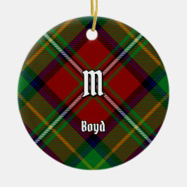 Clan Boyd Tartan Keramisch Ornament