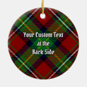 Clan Boyd Tartan Keramisch Ornament (Achterkant)