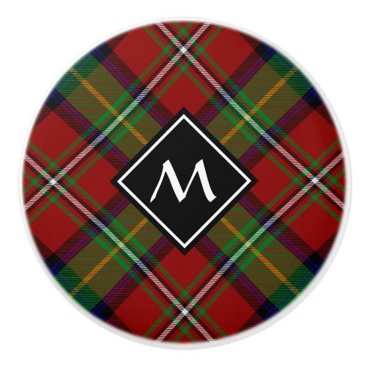 Clan Boyd Tartan Keramische Knop (Voorkant)