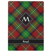 Clan Boyd Tartan Klembord (Achterkant)