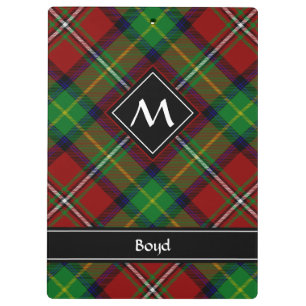 Clan Boyd Tartan Klembord